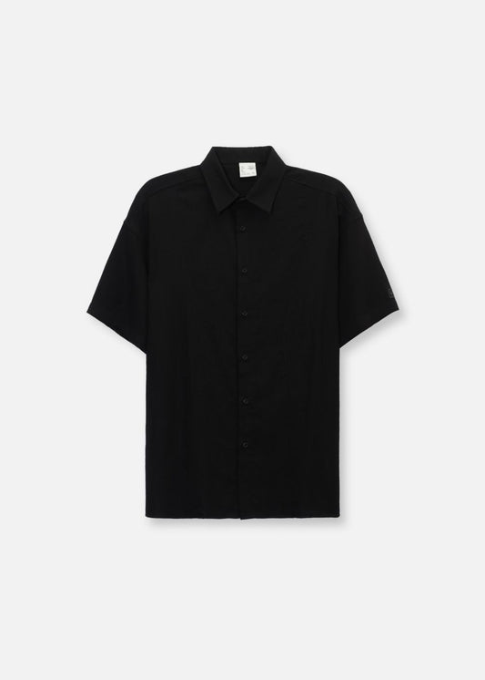 Áo Sơ Mi Hiệu Ứng Linen Ít Nhăn No Style M117 Đen