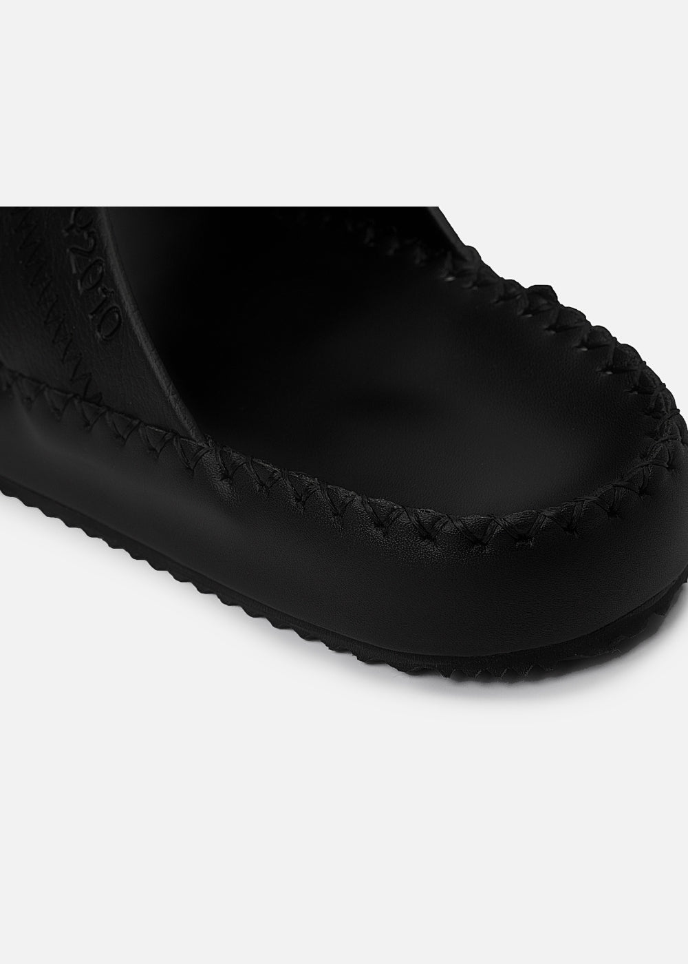 Dép Đế Cao Two-strap Slides #Y2010 02 Đen