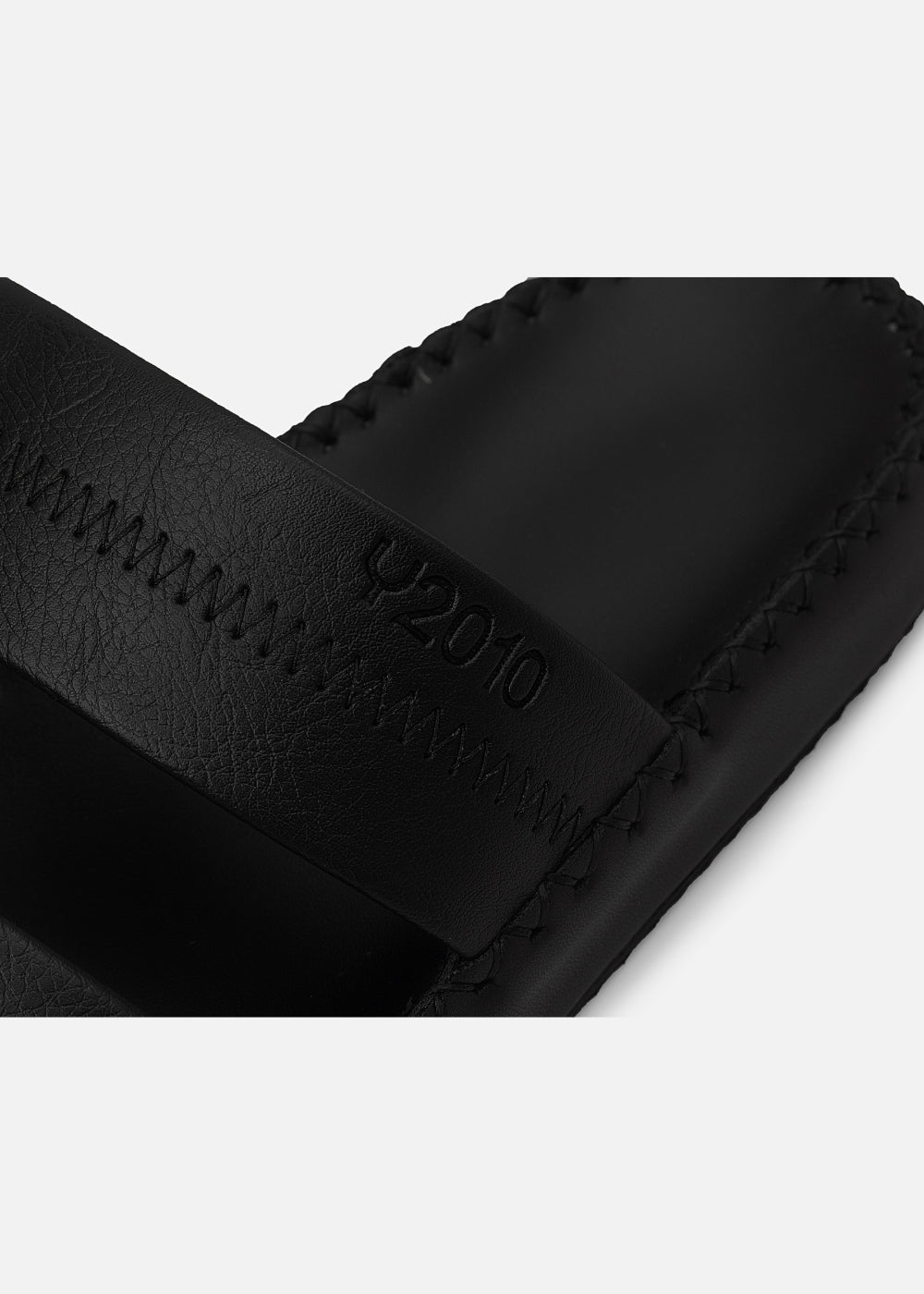 Dép Đế Cao Two-strap Slides #Y2010 03 Đen