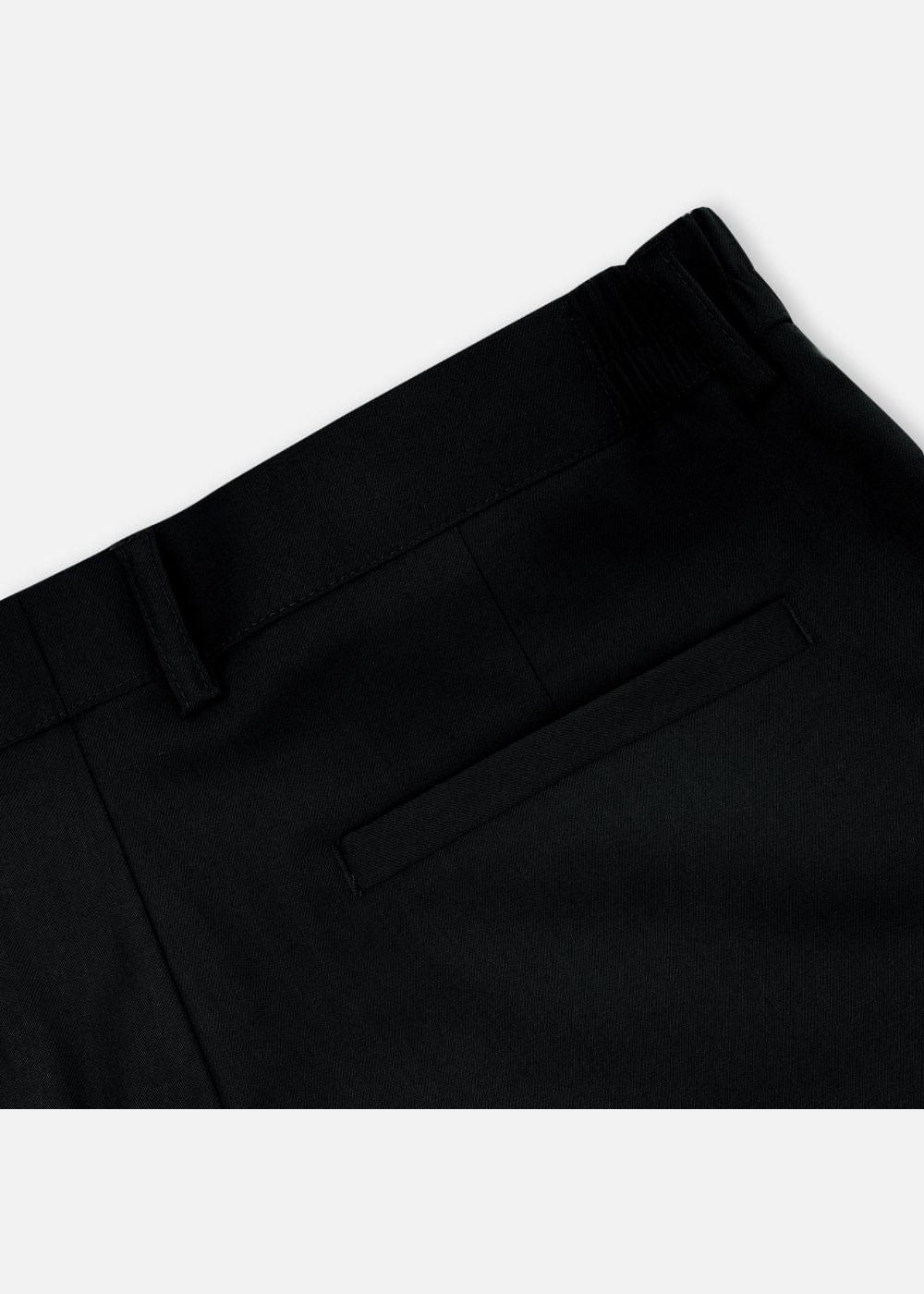 Quần Tây Casual Mềm Mại Non-Iron 010 Đen - YaMe.vn