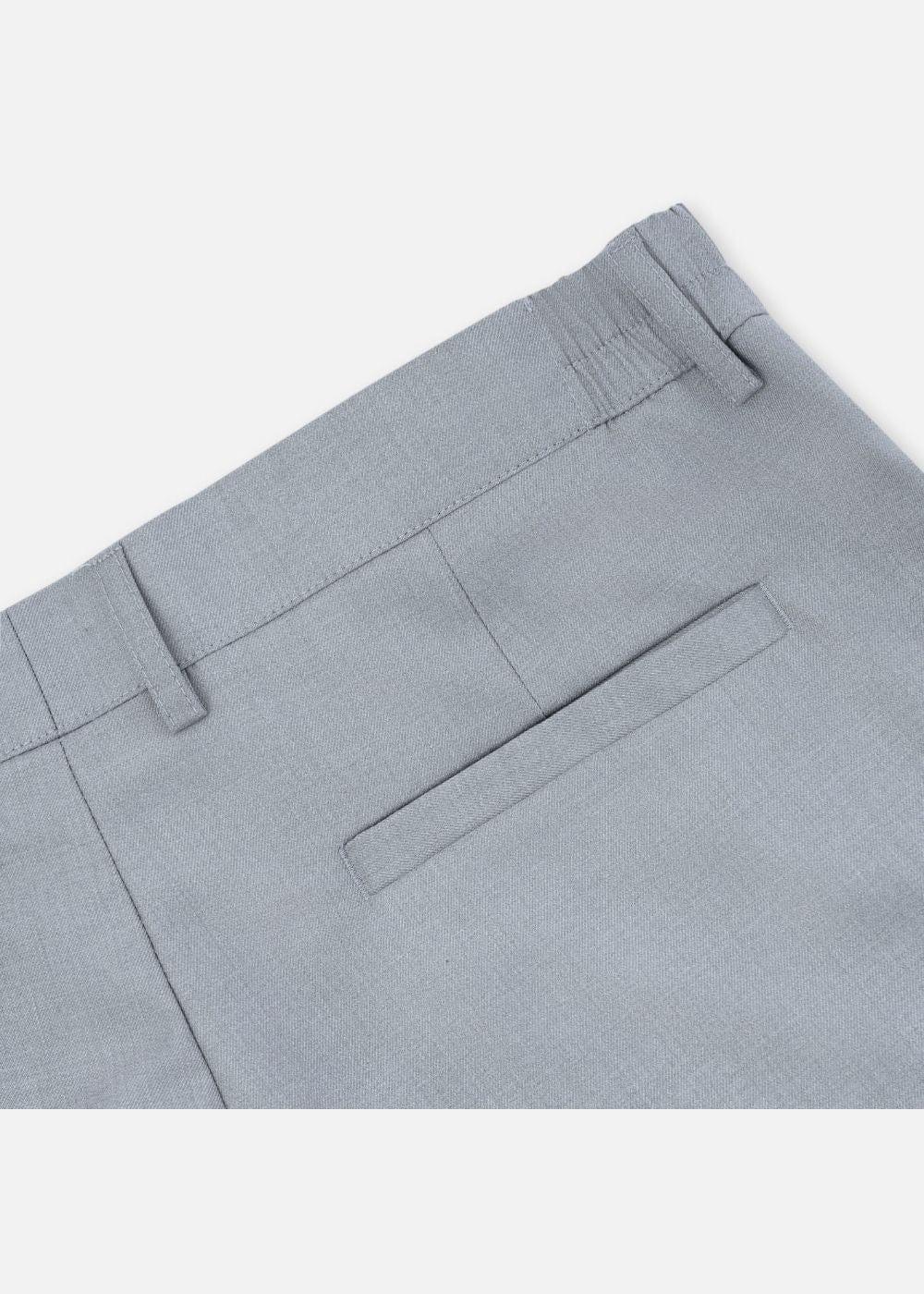 Quần Tây Casual Mềm Mại Non-Iron 010 Xám Nhạt - YaMe.vn