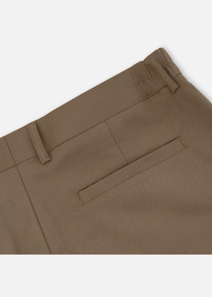 Quần Tây Casual Mềm Mại Non-Iron 010 Nâu - YaMe.vn