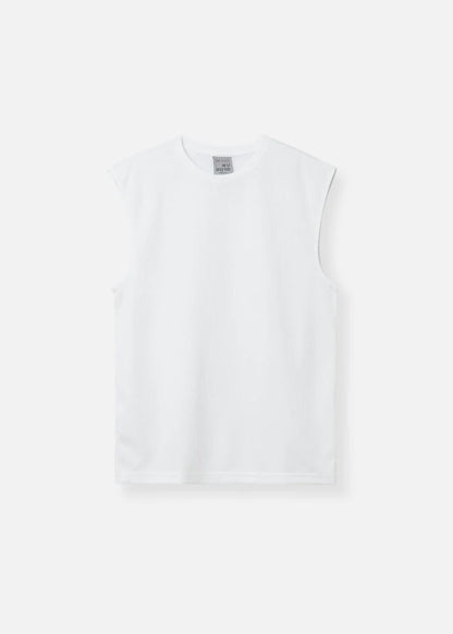 Áo Thun 3 Lỗ Waffle Non Branded 02 Trắng - YaMe.vn