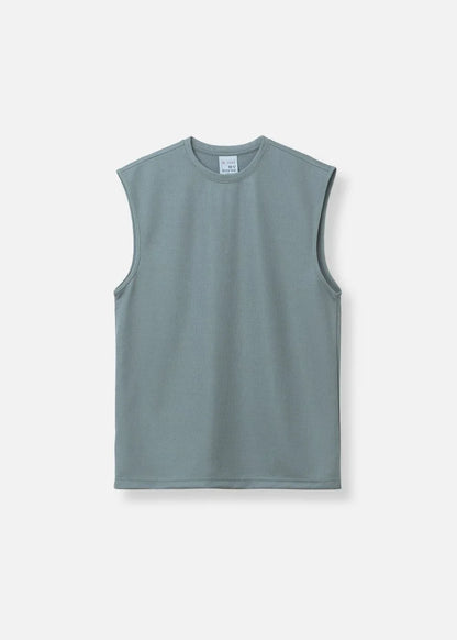 Áo Thun 3 Lỗ Waffle Non Branded 02 Xám Đậm - YaMe.vn