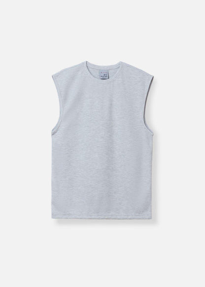 Áo Thun 3 Lỗ Waffle Non Branded 02 Xám Nhạt - YaMe.vn