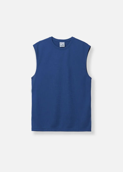 Áo Thun 3 Lỗ Waffle Non Branded 02 Xanh Dương Đậm - YaMe.vn