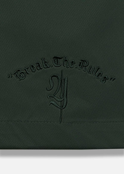 Quần Short Kaki 7 Inch No Style M119 Xanh Lá Đậm - YaMe.vn