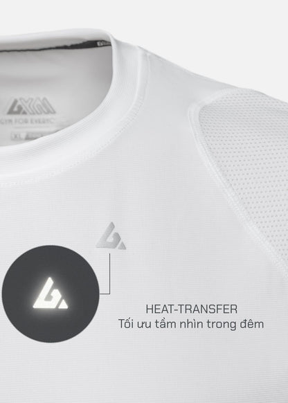 Áo Thun Cổ Tròn Tay Ngắn The Trainer 001 Trắng