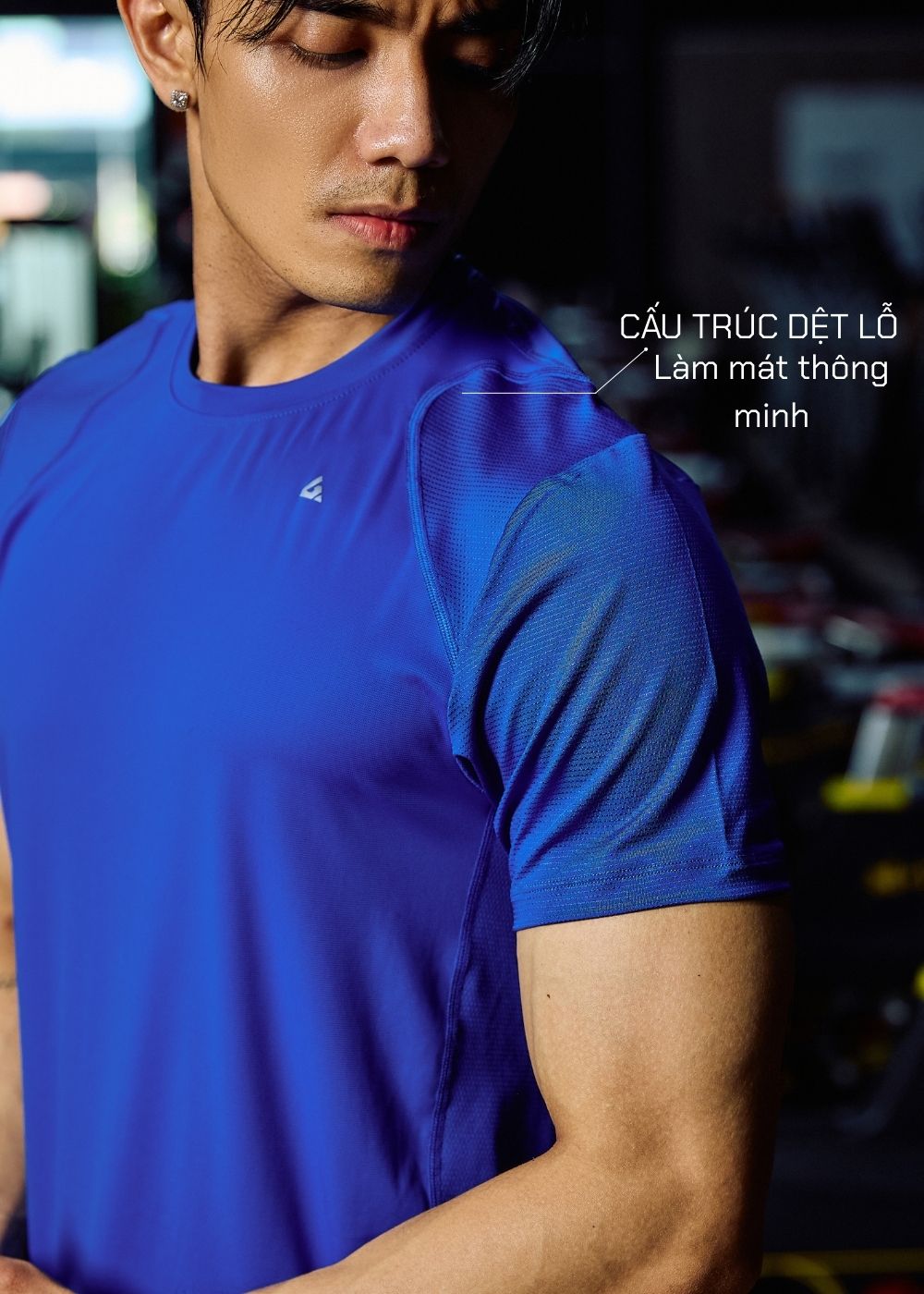 Áo Thun Cổ Tròn Tay Ngắn The Trainer 001 Xanh Bích
