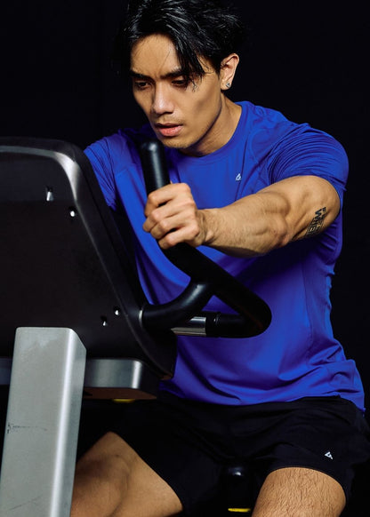 Áo Thun Cổ Tròn Tay Ngắn The Trainer 001 Xanh Bích