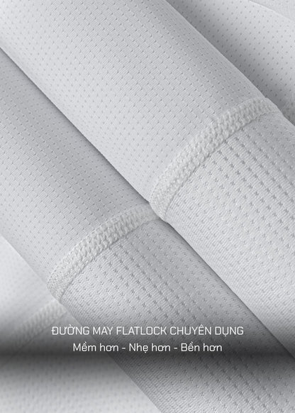 Áo Thun 3 Lỗ The Trainer 007 Trắng