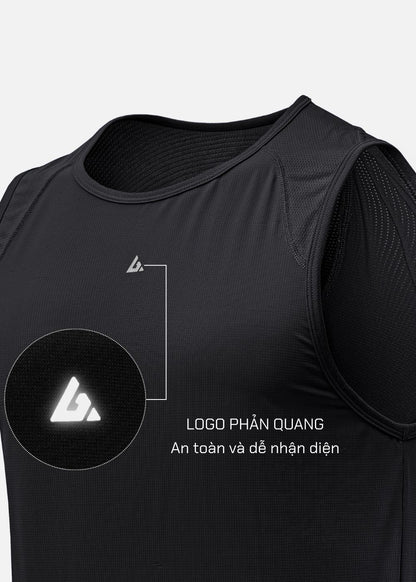 Áo Thun 3 Lỗ The Trainer 007 Đen