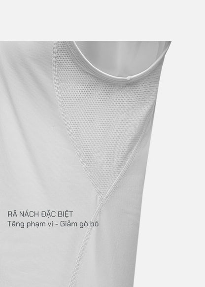 Áo Thun 3 Lỗ The Trainer 011 Trắng