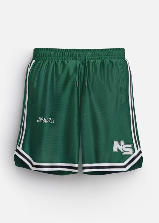 Quần Short Thun Vải Shiny Ít Nhăn No Style M157 Xanh Lá