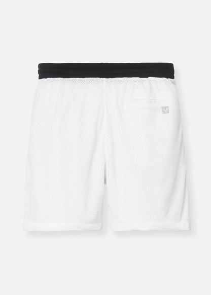Quần Short Thun Vải Mesh Thoáng Mát No Style M158 Trắng