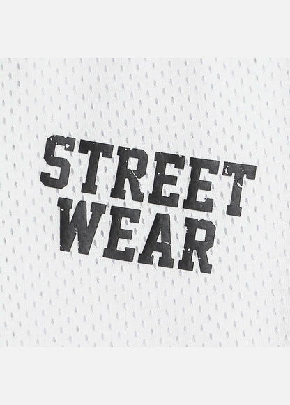 Quần Short Thun Vải Mesh Thoáng Mát No Style M158 Trắng