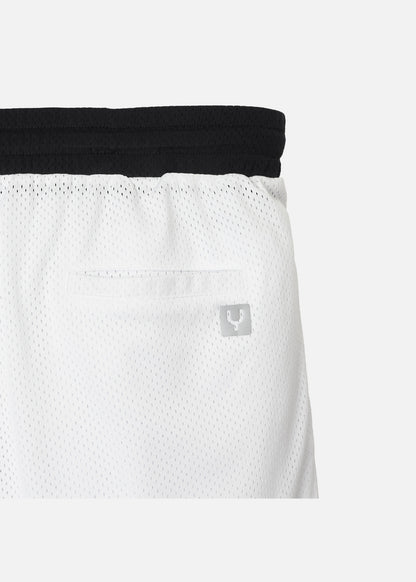 Quần Short Thun Vải Mesh Thoáng Mát No Style M158 Trắng
