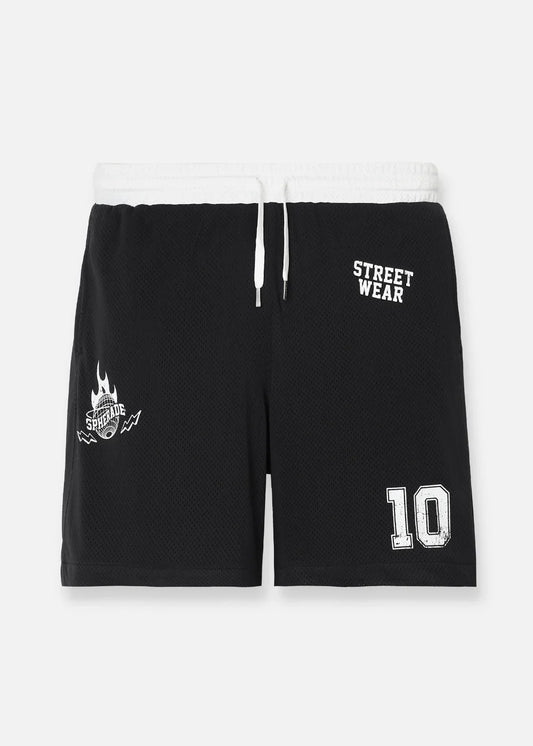 Quần Short Thun Vải Mesh Thoáng Mát No Style M158 Đen - YaMe.vn