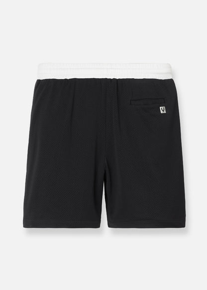 Quần Short Thun Vải Mesh Thoáng Mát No Style M158 Đen