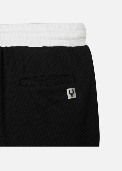 Quần Short Thun Vải Mesh Thoáng Mát No Style M158 Đen