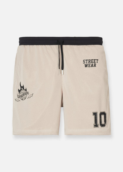 Quần Short Thun Vải Mesh Thoáng Mát No Style M158 Nâu