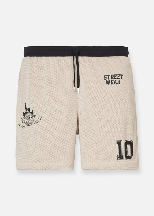 Quần Short Thun Vải Mesh Thoáng Mát No Style M158 Nâu