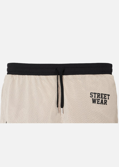 Quần Short Thun Vải Mesh Thoáng Mát No Style M158 Nâu