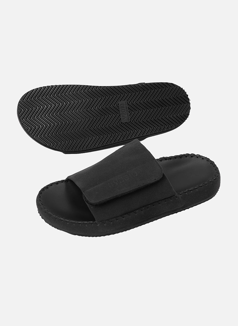 Dép Đế Cao Slide Slipper #Y2010 15 Đen