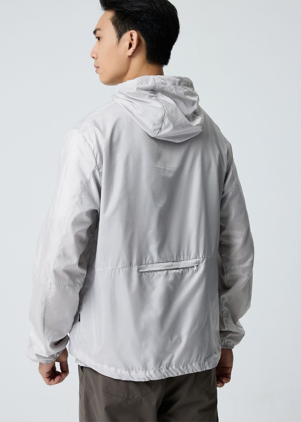 Áo Khoác Parka Non Branded 40 Xám Nhạt