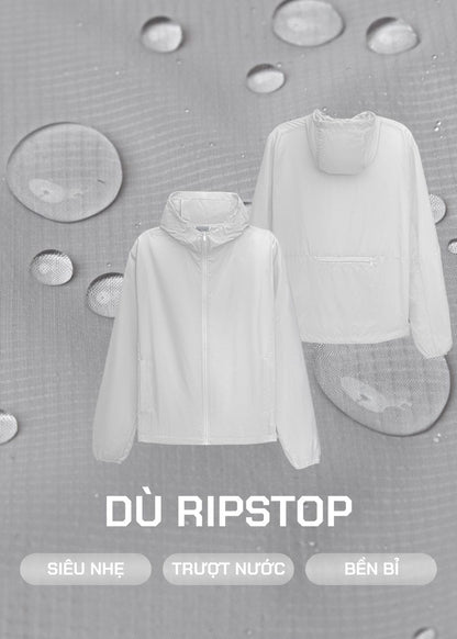 Áo Khoác Parka Non Branded 40 Xám Nhạt