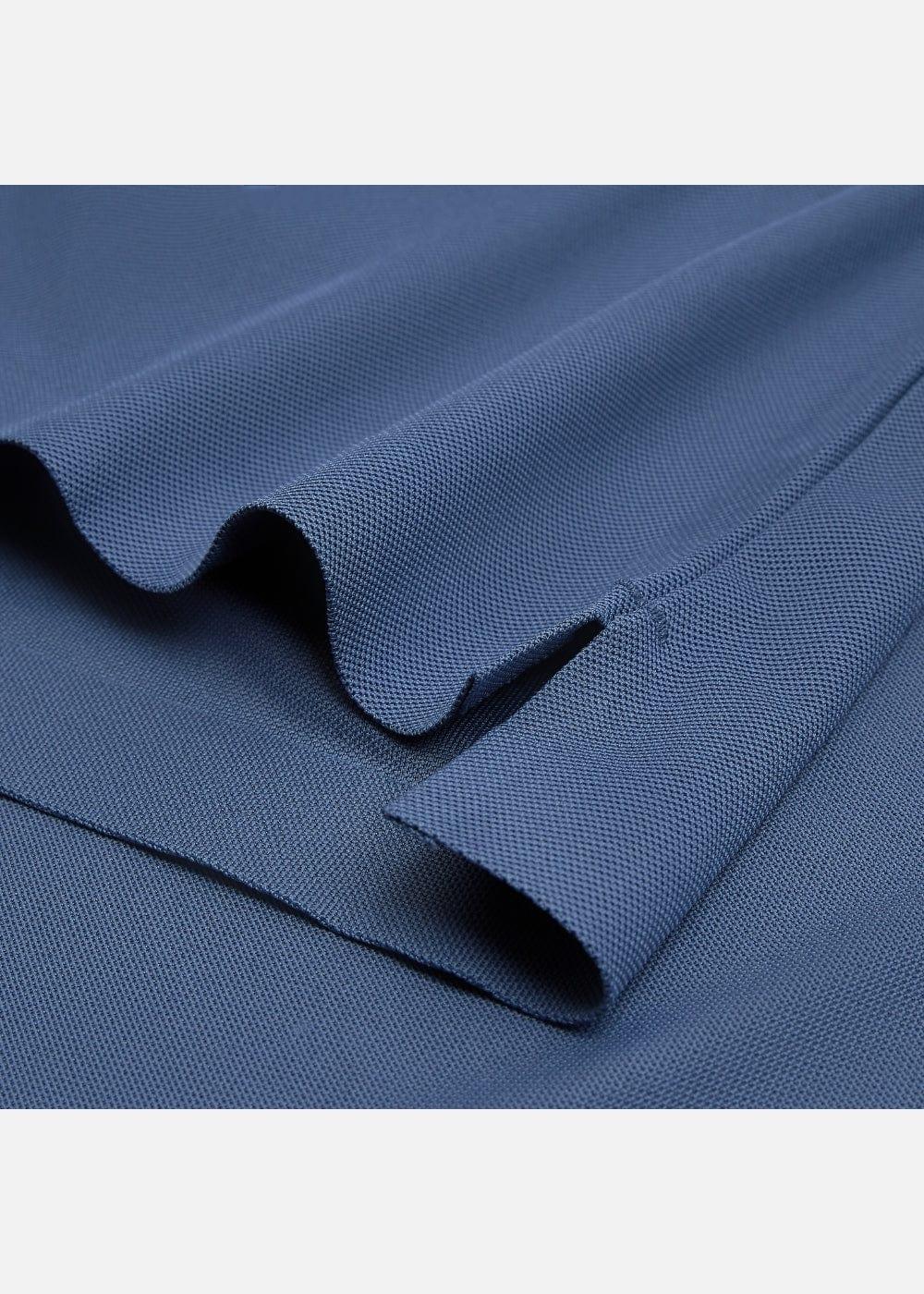 Áo Polo Tay Ngắn Vải Pique Khử Mùi The Minimalist 001 Xanh Dương - YaMe.vn