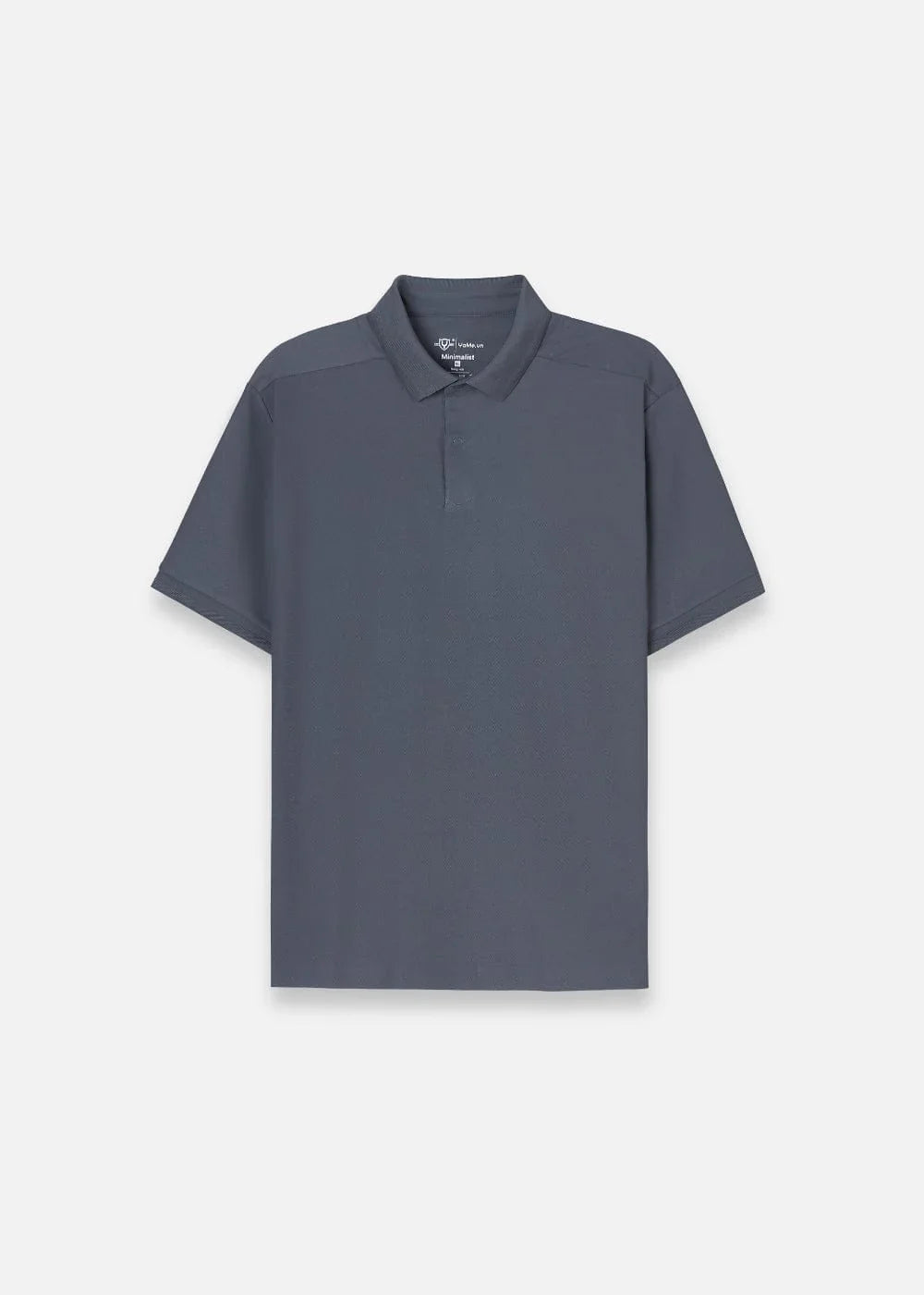 Áo Polo Tay Ngắn Vải Pique Khử Mùi The Minimalist 001 Xám - YaMe.vn