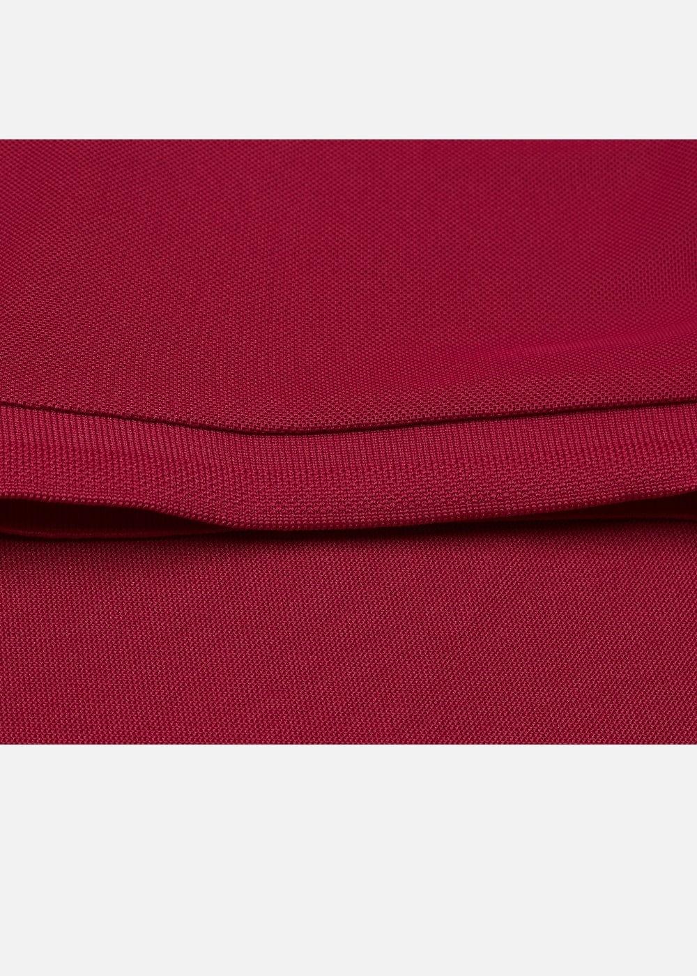 Áo Polo Tay Ngắn Vải Pique Khử Mùi The Minimalist 001 Đỏ Đậm - YaMe.vn