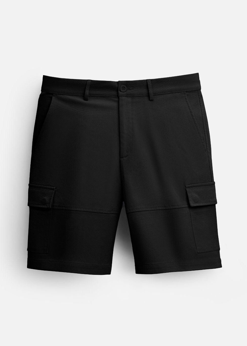 Quần Short Cargo Ít Nhăn No Style M216 Đen - YaMe.vn