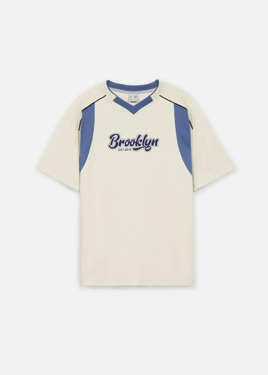 Áo Thun Tay Ngắn Mềm Mại Ít Nhăn No Style M211 Be - YaMe.vn