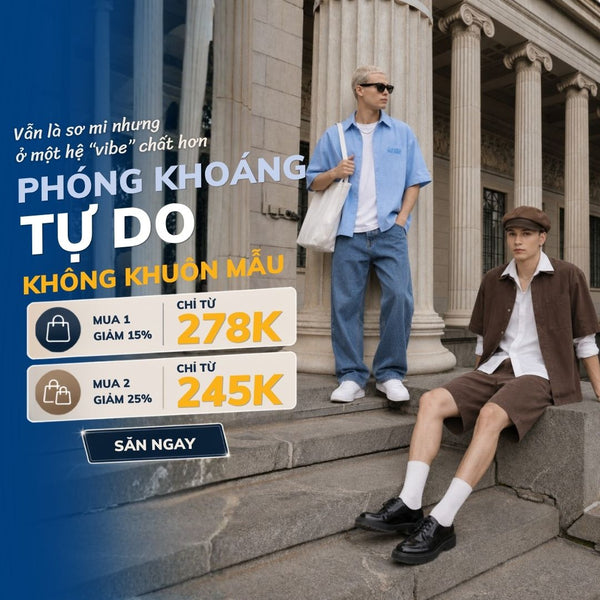 ÁO SƠ MI DÁNG RỘNG