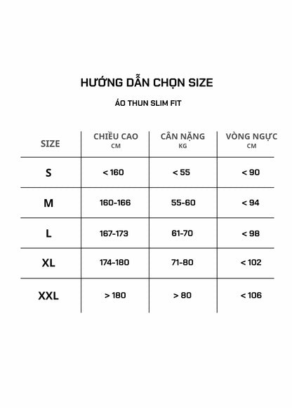 Áo Thun Slim Fit Co Giãn Non Branded 47 Đen
