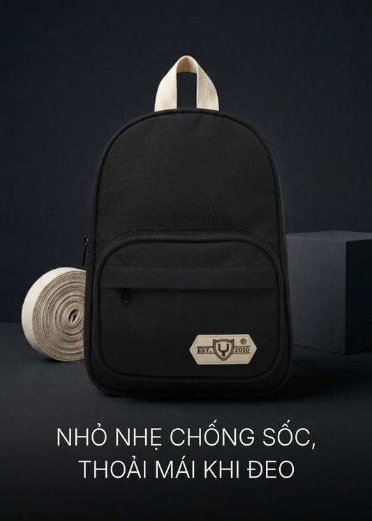 Balo Camping Chống Sốc Khởi Nguyên 014 Đen