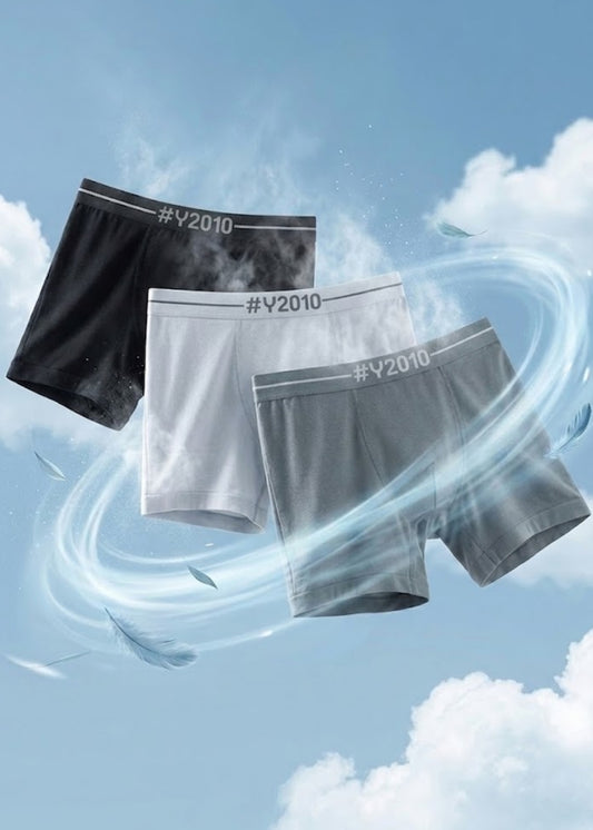 Combo 3 Quần Lót Boxer Dài Seamless FlexFit™ Dệt Khối Không Hằn Da Beginner 083 Màu Free Color