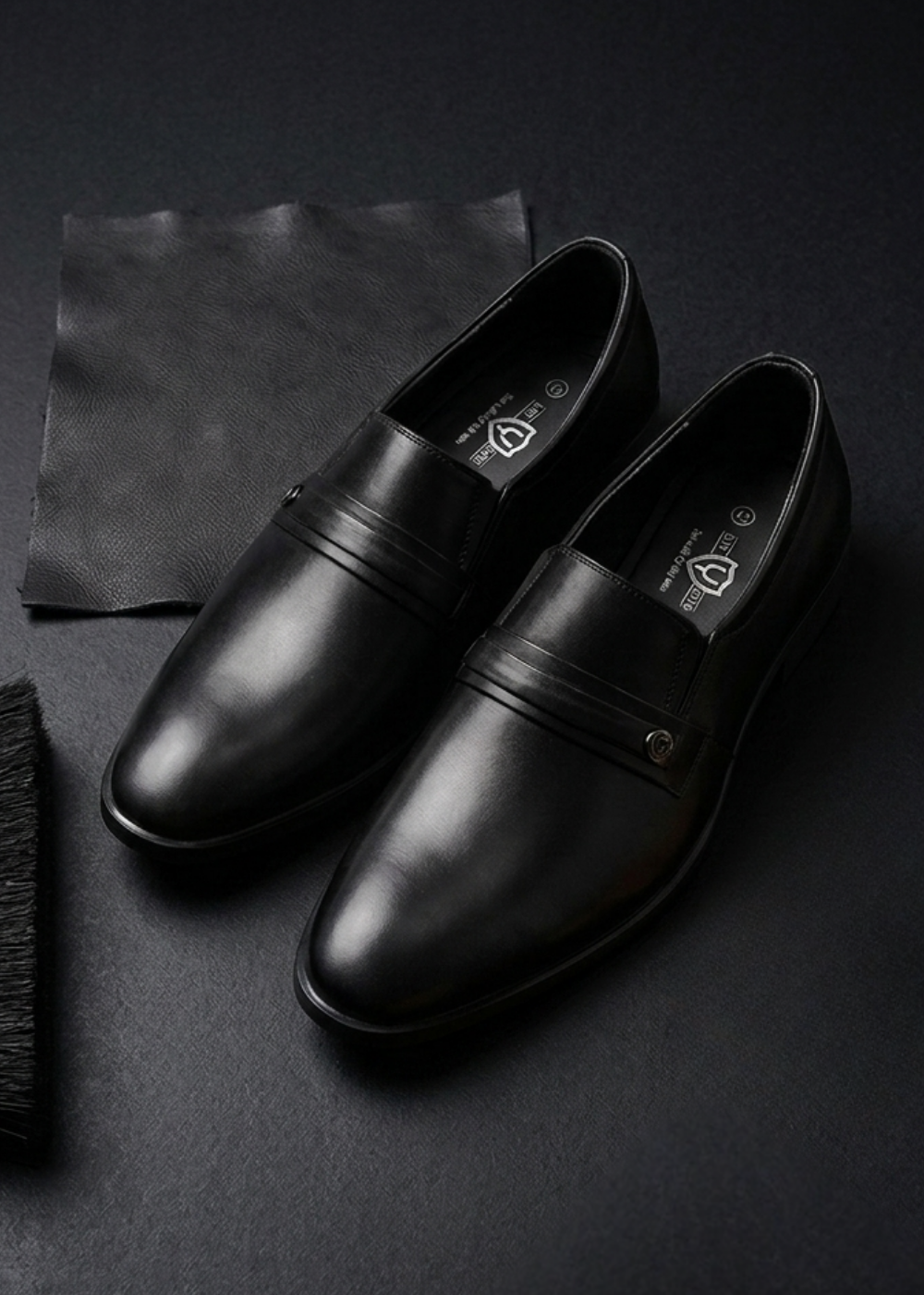 Giày Tây Loafer Real Leather 005 Đen