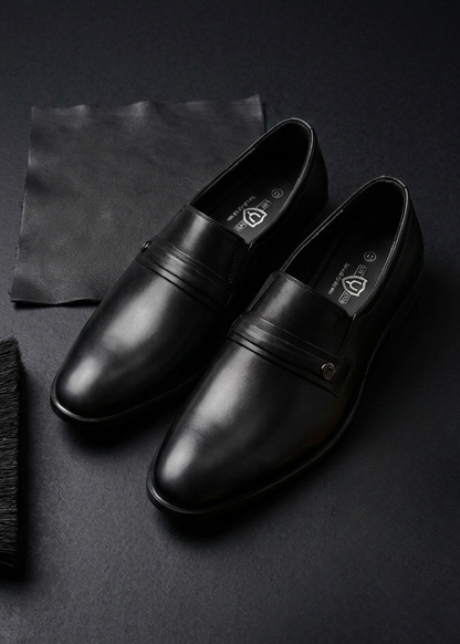 Giày Tây Loafer Real Leather 005 Đen