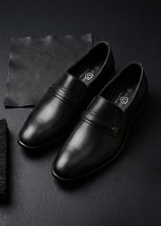 Giày Tây Loafer Real Leather 005 Đen