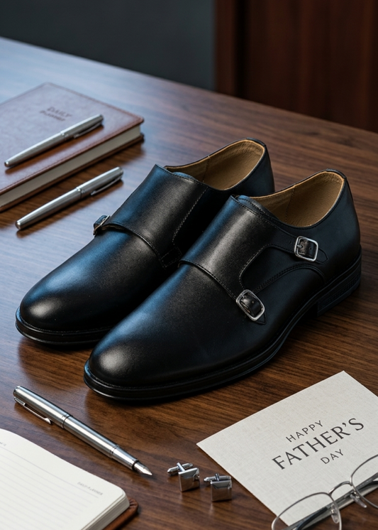 Giày Tây Loafer Real Leather 006 Đen
