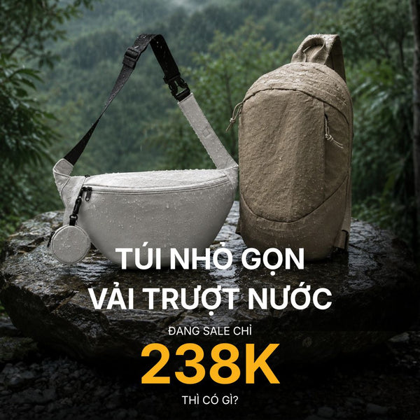 Túi đeo trượt nước, gọn nhẹ