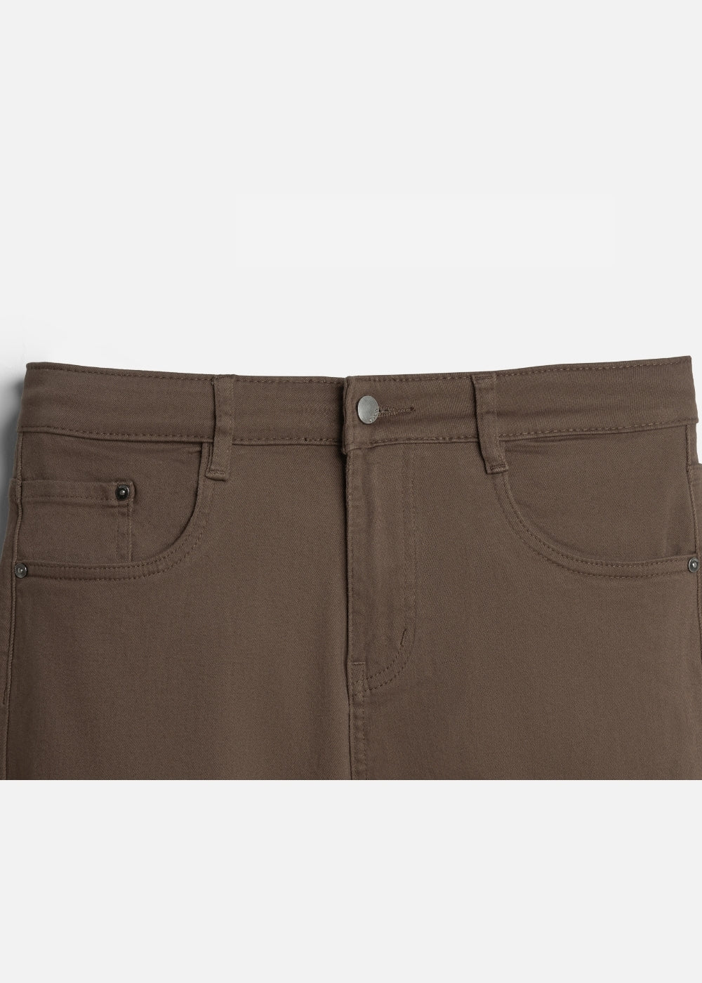 Quần Jeans Regular Fit Mềm Co Giãn Multi Color Jean 001 Nâu