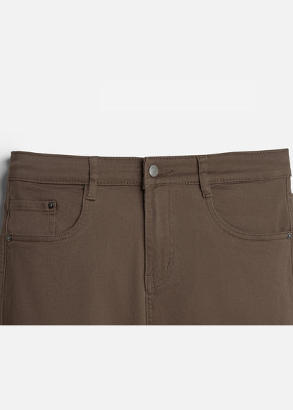 Quần Jeans Regular Fit Mềm Co Giãn Multi Color Jean 001 Nâu