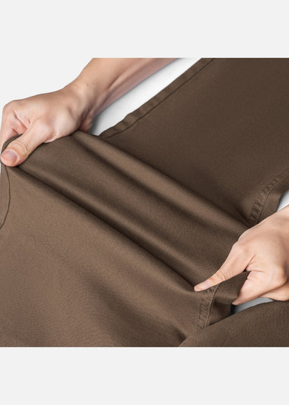 Quần Jeans Regular Fit Mềm Co Giãn Multi Color Jean 001 Nâu