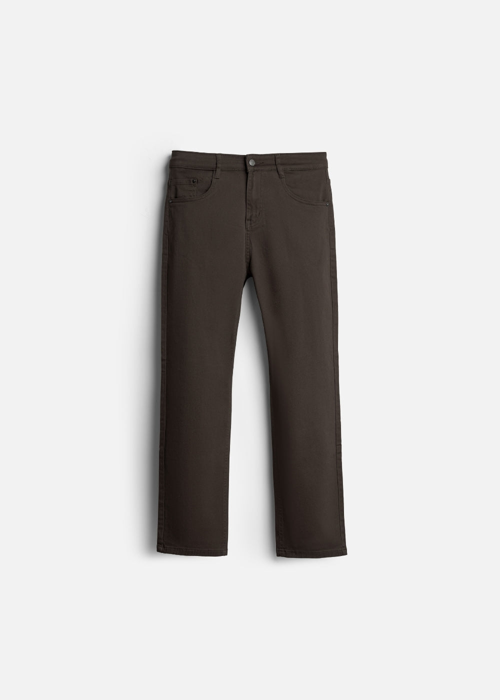 Quần Jeans Regular Fit Mềm Co Giãn Multi Color Jean 001 Nâu Đậm