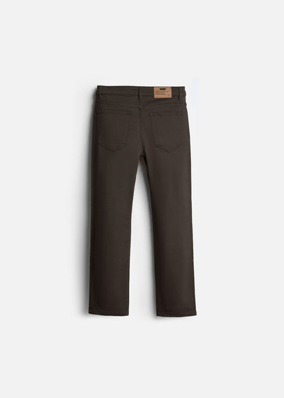 Quần Jeans Regular Fit Mềm Co Giãn Multi Color Jean 001 Nâu Đậm