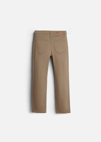 Quần Jeans Regular Fit Mềm Co Giãn Multi Color Jean 001 Nâu Nhạt